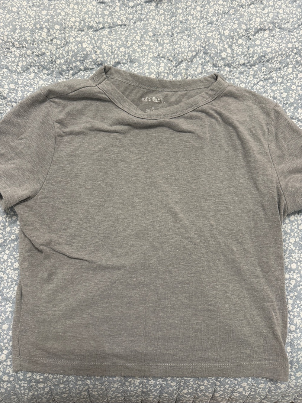 Classic Grey Crewneck Men’s Shirt